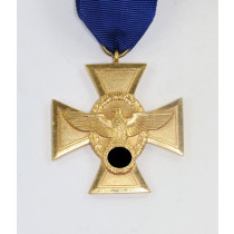 Polizei Dienstauszeichnung in Gold (25 Jahre) Für Treue Dienste in der Polizei