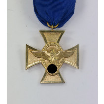  Polizei Dienstauszeichnung in Gold (25 Jahre) Für Treue Dienste in der Polizei