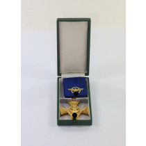 Polizei Dienstauszeichnung in Gold (25 Jahre), im Etui (schmal)