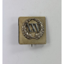 Preußen Erinnerungszeichen zur Silbernen Hochzeit von Kaiser Wilhelm II. 1906, am weißen Band