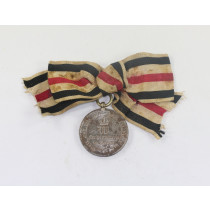  Preußen, Kriegsdenkmünze 1870-1871 für Nichtkämpfer, an Schleife