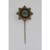 Preußen, Mitgliedsabzeichen der ehemaligen Angehörigen im Reserve-Infanterie-Regiment Nr. 201, Gott mit Uns 1914 - 1918, Hst. L. Chr. lauer Berlin S.W. Ritterstr. 56