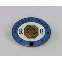 Reichshebammenschaft (RH), Brosche für Hebammen-Schülerin