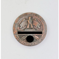 Reichsnährstand, Medaille 3. Reichsnährstand Ausstellung Frankfurt a.M. 1936 - Blud und Boden - Butter Bronze