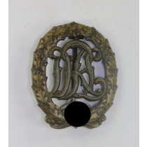 Reichssportabzeichen (DRL) in Bronze, Zink (!), ohne Hersteller