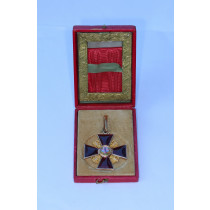 Russland, St. Anna Orden, Kreuz 2.Klasse (Gold), im Etui
