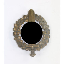 SA-Wehrabzeichen in Bronze, Hst. R. Berg & Nolte, Eigentum d. S.A. Sportabzeichen Hauptstelle