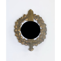 SA Wehrsportabzeichen in Bronze, Hst. Berg & Nolte, Eigentum d. S.A. Sportabzeichen Hauptstelle