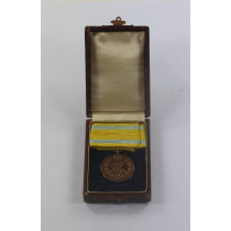 Sachsen, Friedrich August Medaille in Bronze, im Etui