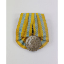 Sachsen, Friedrich August Medaille in Silber, an Einzelspange