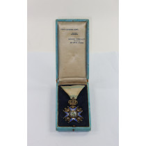 Serbien, Orden des heiligen Sava IV. Klasse, im Etui