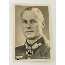 Siegniertes Portraitfoto Generalleutnant Theodor Scherer - Der Sieger von Cholm