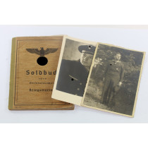 Soldbuch + Erkennungsmarke + Fotos, Zerstörer- und Minensucherabzeichen
