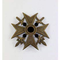 Spanienkreuz in Bronze mit Schwerterm, Hst. L/21