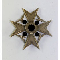 Spanienkreuz in Bronze ohne Schwerter, Steinhauer & Lück, Lüdenscheid