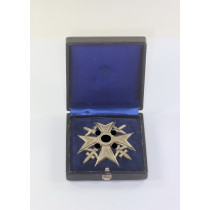 Spanienkreuz in Silber mit Schwertern, 835,Wilhelm Deumer, im Etui