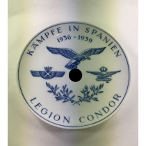 Meißen, Wandteller "Legion Condor Kämpfe in Spanien 1936 - 1939"