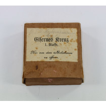 Umkarton Eisernes Kreuz 1. Klasse 1914