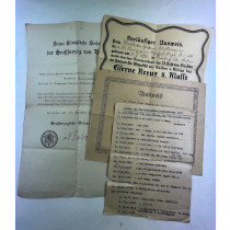 Urkunden Nachlass 1, Weltkrieg (Baden)