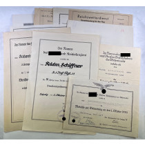 Urkunden und Dokumente Luftwaffen Wetterzentrale