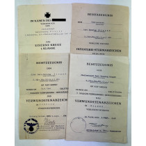Urkundengruppe Aufklärungs Abteilung (AA) Divisions-Füsillier-Bataillon 263