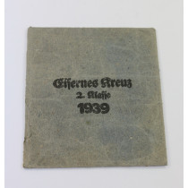 Verleihungstüte Eisernes Kreuz 2. Klasse 1939, Steinhauer & Lück Lüdenscheid