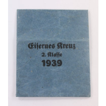 Verleihungstüte Eisernes Kreuz 2. Klasse 1939, Walter & Henlein Gablonz a. R.