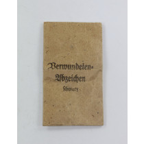 Verleihungstüte Verwundetenabzeichen Schwarz, Klein & Qunzer A.G. Oberstein