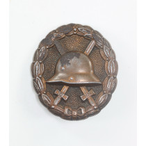 Verwundetenabzeichen in Schwarz 1918, an Schraube und Scheibe, D.R.G.M. 653146