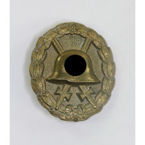 Verwundetenabzeichen in Schwarz 1939, 1. Form (Buntmetall)
