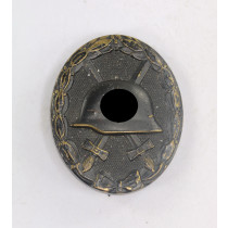 Verwundetenabzeichen in Schwarz 1939, Hst. L/18 (B.H. Mayer, Pforzheim), Buntmetall