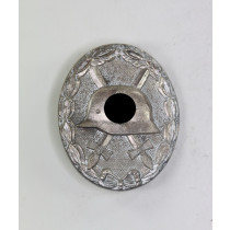 Verwundetenabzeichen in Silber 1939, Buntmetall, mit Trägerritzung