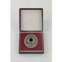 Verwundetenabzeichen in Silber 1939, Hauptmünzamt Wien, im Etui Hauptmünzamt Wien III.