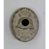 Verwundetenabzeichen in Silber 1939, Hst. 100 (Wächtler & Lange, Mittweida)