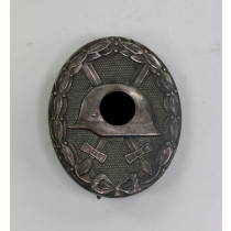 Verwundetenabzeichen in Silber, Hst. 30 breite Nadel (!)