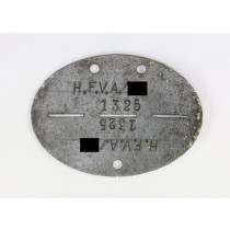 Waffen-SS, Erkennungsmarke H.F.V.A./SS (Haupt- Führsorge und Versorgungsamt der SS)