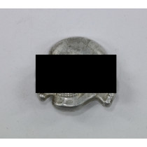 Waffen-SS, Totenkopf für die Schirmmütze, Hst, RZM M1/52, Aluminium