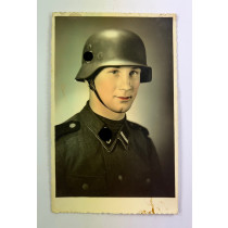 Waffen SS, Coloriertes Portraitfoto