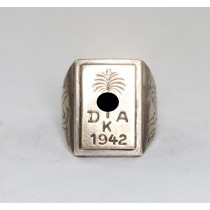  Wehrmacht Afrikakorps, Ring "DAK 1942" (Silber 800)