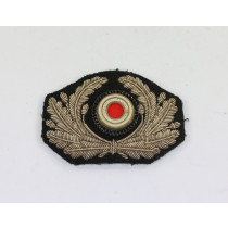 Wehrmacht Heer, Eichenlaubkranz mit Kokarde für die Schirmmütze der Offiziere