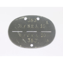 Wehrmacht Heer, Erkennungsmarke Nachrichten Ersatz Abteilung 10 (N.E.A. 10)