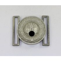 Wehrmacht Heer, Feldbindenschloss für Offiziere (Aluminium)