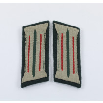 Wehrmacht Heer, Paar Kragenspiegel Mannschaft Artillerie
