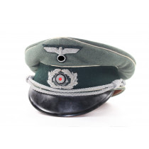 Wehrmacht Heer, Schirmmütze für Offiziere der Infanterie, Hst. Wilhelm Wethekam