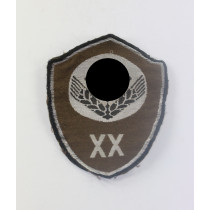 Weiblicher Reichsarbeitsdienst (RAD), Ärmelschild "XX" für Mannschaften (Alpenland Innsbruck) 