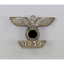 Wiederholungsspange 1. Klasse 1939, 1. Form (!), C.E. Juncker, Berlin (Buntmetall)