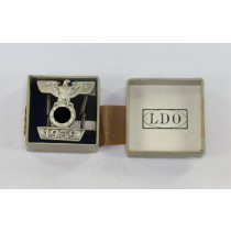 Wiederholungsspange 2. Klasse 1939, C.E. Juncker, Berlin, in LDO Verkaufsschachtel L/12