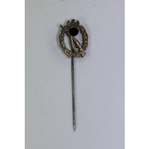 16 MM Miniatur Infanterie-Sturmabzeichen in Silber, Hst. L/13 (Paul Meybauer, Berlin)