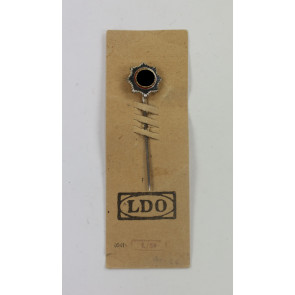  16 MM Miniatur Deutsches Kreuz in Gold, Hst. L/57 (Boerger & Co., Berlin), auf LDO Steckkarte L/57