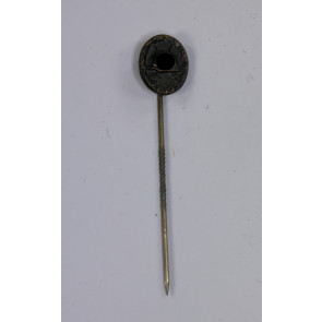  16 MM Miniatur Verwundetenabzeichen in Schwarz 1939 (Buntmetall)